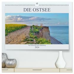 Die Ostsee – von Schleswig nach Glücksburg (hochwertiger Premium Wandkalender 2024 DIN A2 quer), Kunstdruck in Hochglanz von Janke,  Andrea