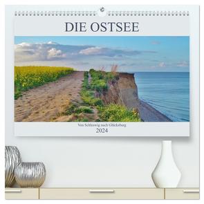 Die Ostsee – von Schleswig nach Glücksburg (hochwertiger Premium Wandkalender 2024 DIN A2 quer), Kunstdruck in Hochglanz von Janke,  Andrea