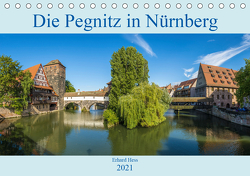 Die Pegnitz in Nürnberg (Tischkalender 2021 DIN A5 quer) von Hess,  Erhard, www.ehess.de