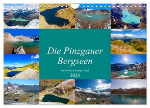 Die Pinzgauer Bergseen im schönen Salzburger Land (Wandkalender 2024 DIN A4 quer), CALVENDO Monatskalender von Kramer,  Christa