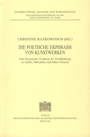 Die poetische Ekphrasis von Kunstwerken von Ratkowitsch,  Christine