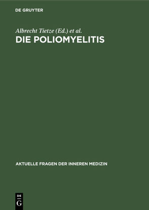 Die Poliomyelitis