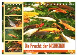 Die Pracht der NISHIKIGOI – Koi Karpfen (Tischkalender 2024 DIN A5 quer), CALVENDO Monatskalender von Lantzsch,  Katrin