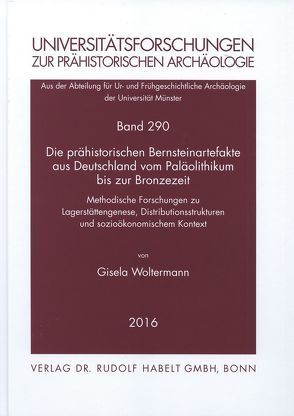 Die prähistorischen Bernsteinartefakte aus Deutschland vom Paläolithikum bis zur Bronzezeit von Woltermann,  Gisela