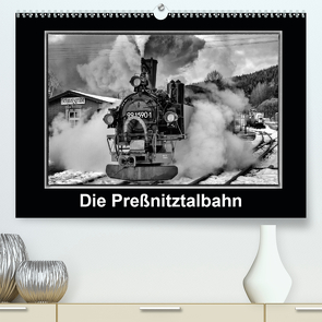 Die Preßnitztalbahn (Premium, hochwertiger DIN A2 Wandkalender 2021, Kunstdruck in Hochglanz) von Maurer,  Marion