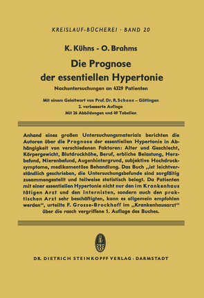 Die Prognose der Essentiellen Hypertonie von Brahms,  Otto, Kühns,  Klaus, Schoen,  R.