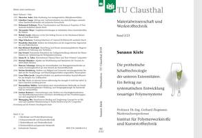 Die prothetische Schafttechnologie der unteren Extremitäten von Kiele,  Susann