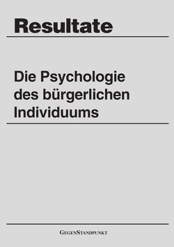 Die Psychologie des bürgerlichen Individuums von Held,  Karl