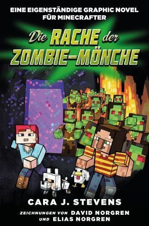 Die Rache der Zombie-Mönche: Graphic Novel für Minecrafter von Norgren,  David, Norgren,  Elias, Stevens,  Cara J.