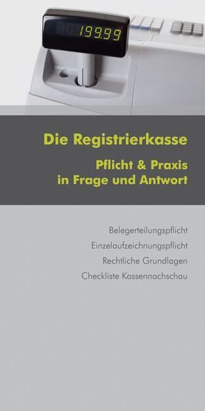 Die Registrierkasse von Lehner,  Wilfried, Steinmaurer,  Wolfgang