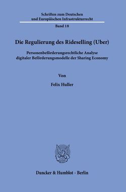Die Regulierung des Rideselling (Uber). von Huller,  Felix