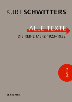 Die Reihe Merz 1923–1932 von Kocher,  Ursula, Schulz,  Isabel, Schwitters,  Kurt, Sprengel Museum Hannover