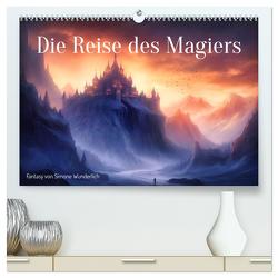Die Reise des Magiers (hochwertiger Premium Wandkalender 2024 DIN A2 quer), Kunstdruck in Hochglanz von Wunderlich,  Simone