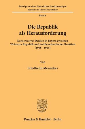 Die Republik als Herausforderung. von Mennekes,  Friedhelm