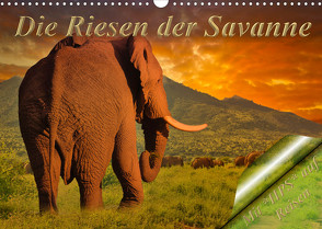 Die Riesen der Savanne (Wandkalender 2023 DIN A3 quer) von Schwerin,  Heinz-Peter