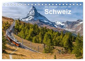 Die schönsten Ansichten der Schweiz (Tischkalender 2024 DIN A5 quer), CALVENDO Monatskalender von Christen,  Ernst