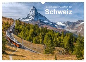 Die schönsten Ansichten der Schweiz (Wandkalender 2024 DIN A3 quer), CALVENDO Monatskalender von Christen,  Ernst