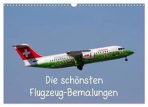 Die schönsten Flugzeug-Bemalungen (Wandkalender 2024 DIN A3 quer), CALVENDO Monatskalender von Heilscher,  Thomas