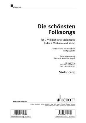 Die schönsten Folksongs von Birtel,  Wolfgang, Estenfeld-Kropp,  Christa, Magolt,  Hans, Magolt,  Marianne