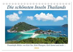 Die schönsten Inseln Thailands (Tischkalender 2024 DIN A5 quer), CALVENDO Monatskalender von Härtner,  Bernd