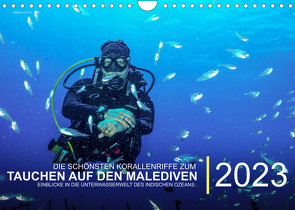 Die schönsten Korallenriffe zum Tauchen auf den Malediven (Wandkalender immerwährend DIN A4 quer) von Hubo - feel4nature,  Christian