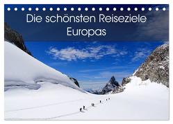 Die schönsten Reiseziele Europas (Tischkalender 2024 DIN A5 quer), CALVENDO Monatskalender von Card-Photo,  Card-Photo