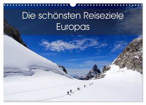 Die schönsten Reiseziele Europas (Wandkalender 2024 DIN A3 quer), CALVENDO Monatskalender von Card-Photo,  Card-Photo