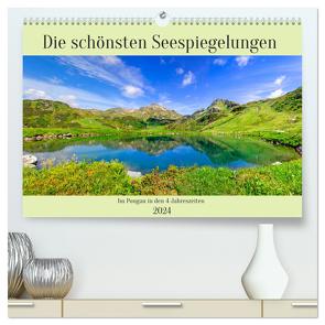 Die schönsten Seespiegelungen (hochwertiger Premium Wandkalender 2024 DIN A2 quer), Kunstdruck in Hochglanz von Kramer,  Christa