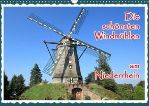 Die schönsten Windmühlen am Niederrhein (Wandkalender 2019 DIN A3 quer) von Jaeger,  Michael, mitifoto