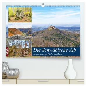 Die Schwäbische Alb – Impressionen aus Herbst und Winter (hochwertiger Premium Wandkalender 2024 DIN A2 quer), Kunstdruck in Hochglanz von Stoll,  Sascha
