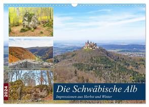 Die Schwäbische Alb – Impressionen aus Herbst und Winter (Wandkalender 2024 DIN A3 quer), CALVENDO Monatskalender von Stoll,  Sascha