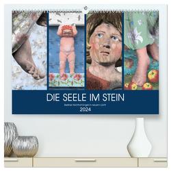 DIE SEELE IM STEIN (hochwertiger Premium Wandkalender 2024 DIN A2 quer), Kunstdruck in Hochglanz von Schwertner,  Kathrin