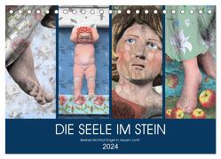 DIE SEELE IM STEIN (Tischkalender 2024 DIN A5 quer), CALVENDO Monatskalender von Schwertner,  Kathrin