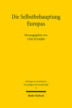 Die Selbstbehauptung Europas von Di Fabio,  Udo