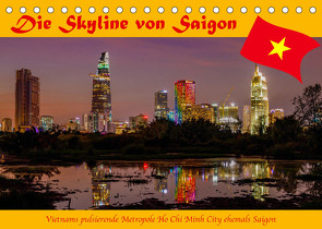 Die Skyline von Saigon (Tischkalender 2023 DIN A5 quer) von Brack,  Roland