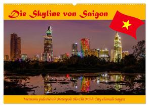 Die Skyline von Saigon (Wandkalender 2024 DIN A2 quer), CALVENDO Monatskalender von Brack,  Roland