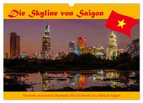 Die Skyline von Saigon (Wandkalender 2024 DIN A3 quer), CALVENDO Monatskalender von Brack,  Roland