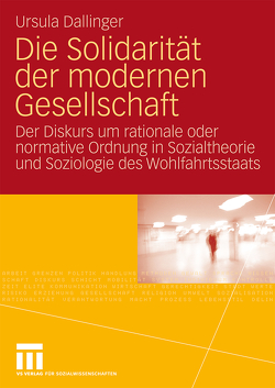 Die Solidarität der modernen Gesellschaft von Dallinger,  Ursula