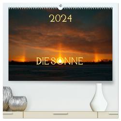 Die Sonne – 2024 (hochwertiger Premium Wandkalender 2024 DIN A2 quer), Kunstdruck in Hochglanz von Drews,  Marianne