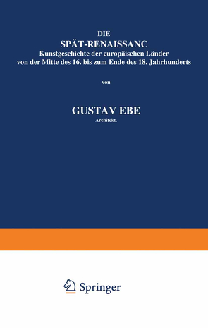 Die Spät-Renaissance von Ebe,  Gustav