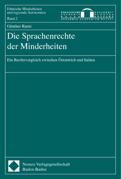 Die Sprachenrechte der Minderheiten von Rautz,  Günther