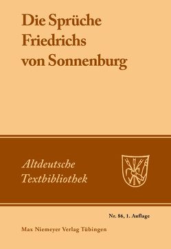 Die Sprüche Friedrichs von Sonnenburg von Masser,  Achim