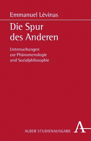 Die Spur des Anderen von Krewani,  Wolfgang Nikolaus, Lévinas,  Emmanuel