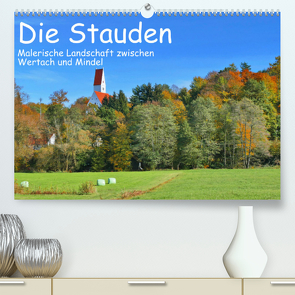 Die Stauden – Malerische Landschaft zwischen Wertach und Mindel (Premium, hochwertiger DIN A2 Wandkalender 2023, Kunstdruck in Hochglanz) von Böck,  Herbert