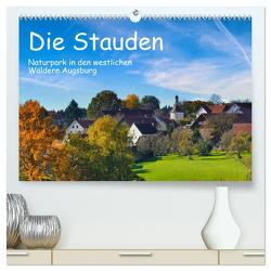 Die Stauden, Naturpark in den westlichen Wälder Augsburgs (hochwertiger Premium Wandkalender 2024 DIN A2 quer), Kunstdruck in Hochglanz von Böck,  Herbert