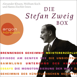 Die Stefan Zweig Box (Brennendes Geheimnis / Meistererzählungen / Essays) von Khuon,  Alexander, Koch,  Wolfram, Zischler,  Hanns, Zweig,  Stefan