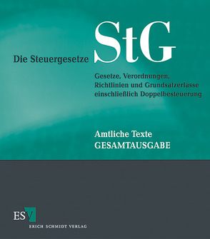 Die Steuergesetze – Abonnement von Erich Schmidt Verlag GmbH & Co. KG, Hille,  Jürgen
