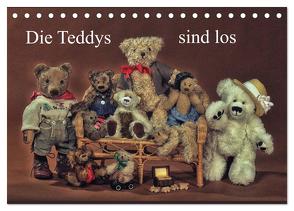 Die Teddys sind los (Tischkalender 2024 DIN A5 quer), CALVENDO Monatskalender von Eckerlin,  Claus
