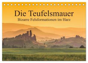 Die Teufelsmauer – Bizarre Felsformationen im Harz (Tischkalender 2024 DIN A5 quer), CALVENDO Monatskalender von LianeM,  LianeM