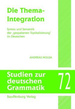 Die Thema-Integration von Nolda,  Andreas